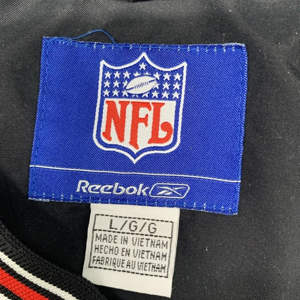 Vintage Tampa Bay Buccaneers Reebok Pullover Windbreaker Light Jacket Large NFL